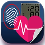 finger blood pressure prank android application logo